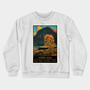 STORM KING Hudson Highlands New York Central Lines Vintage Rail Crewneck Sweatshirt